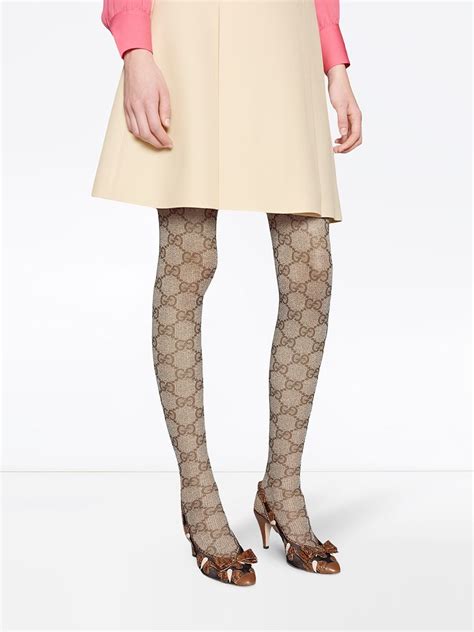 gucci gg pattern tights.